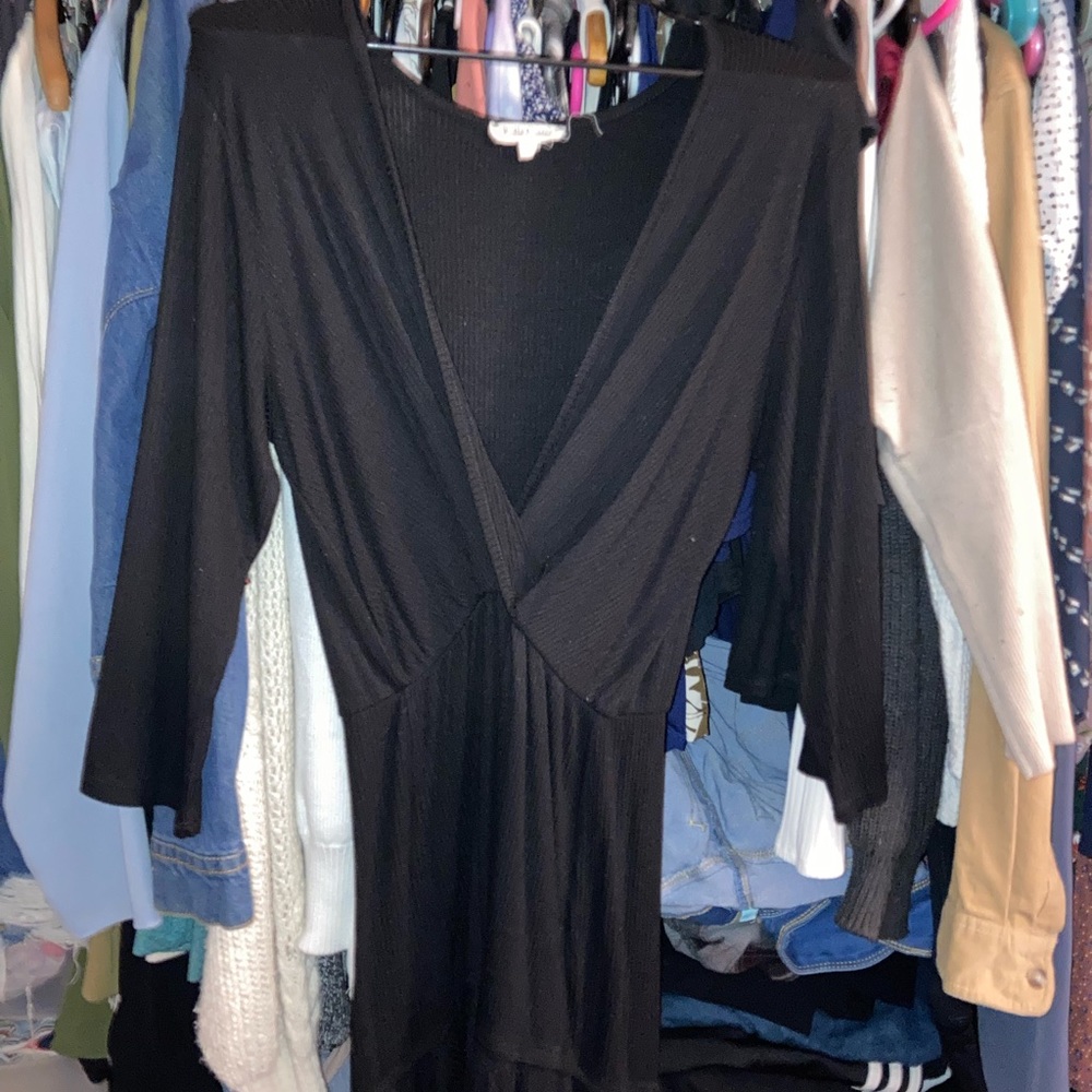 Black shorts romper sz:Large